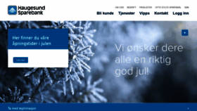 What Haugesund-sparebank.no website looked like in 2019 (4 years ago)