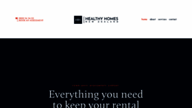 What Healthyhomesnz.co.nz website looked like in 2019 (4 years ago)