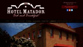 What Hotelmatador.com website looked like in 2020 (4 years ago)