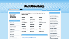 What Harddirectory.info website looked like in 2020 (4 years ago)