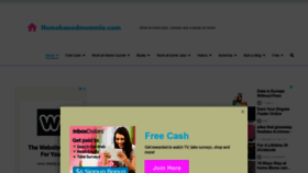 What Homebasedmommie.com website looked like in 2020 (4 years ago)