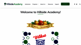 What Hillsideacademy.com website looked like in 2020 (6 years ago)