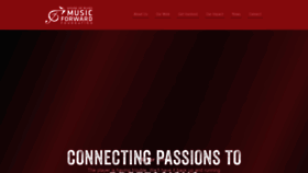 What Hobmusicforward.org website looked like in 2020 (4 years ago)