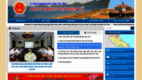 What Hatinh.gov.vn website looked like in 2020 (4 years ago)