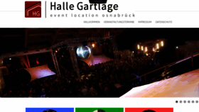 What Hallegartlage.de website looked like in 2020 (4 years ago)