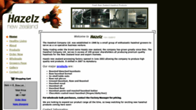 What Hazelnut.co.nz website looked like in 2020 (4 years ago)