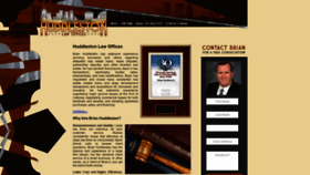 What Huddleston.law website looked like in 2020 (4 years ago)