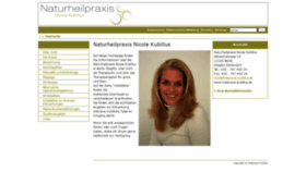 What Heilpraxis-kubillus.de website looked like in 2020 (4 years ago)