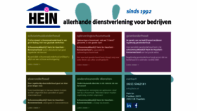 What Hein.nl website looked like in 2020 (4 years ago)