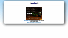What Handtech.com website looked like in 2020 (4 years ago)