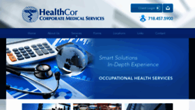 What Healthcor.org website looked like in 2020 (4 years ago)