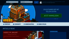 What Habbo.ch website looked like in 2020 (4 years ago)