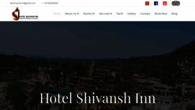 What Hotelshivansh.com website looked like in 2020 (5 years ago)