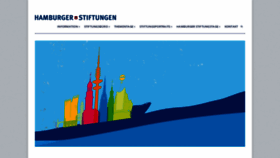 What Hamburger-stiftungen.de website looked like in 2020 (4 years ago)