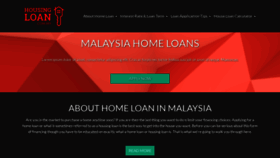 What Housingloan.com.my website looked like in 2020 (4 years ago)