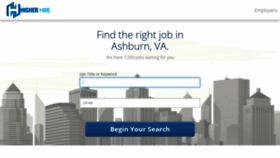 What Higher-hire.com website looked like in 2020 (4 years ago)