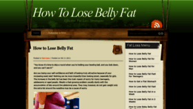 What Howtolosebellyfat.co.uk website looked like in 2020 (4 years ago)