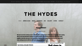 What Hydesmusic.com website looked like in 2020 (4 years ago)