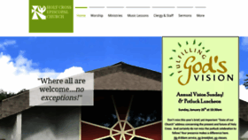 What Holycrosspensacola.org website looked like in 2020 (4 years ago)