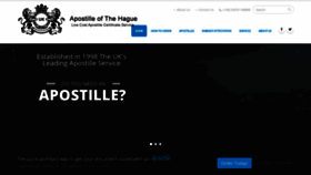 What Hagueapostille.co.uk website looked like in 2020 (4 years ago)