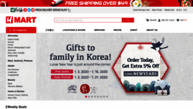 What Hmart.com website looked like in 2020 (4 years ago)
