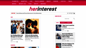 What Herinterest.com website looked like in 2020 (4 years ago)