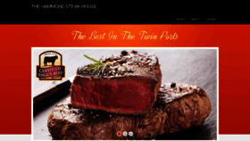 What Hammondsteakhouse.com website looked like in 2020 (4 years ago)