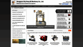 What Hydraulicpress-machine.com website looked like in 2020 (4 years ago)