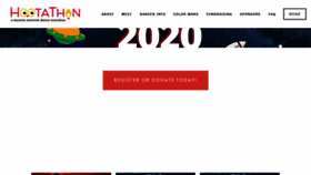 What Hootathon.org website looked like in 2020 (4 years ago)