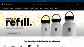 What Hydroflask.com website looked like in 2020 (4 years ago)