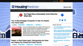 What Housingpredictor.com website looked like in 2020 (4 years ago)
