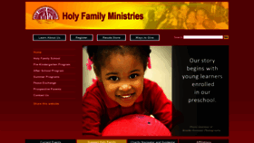 What Holyfamilyministries.org website looked like in 2020 (4 years ago)