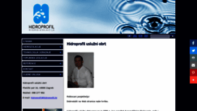 What Hidroprofil.hr website looked like in 2020 (4 years ago)