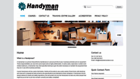 What Handymancourses.co.za website looked like in 2020 (4 years ago)