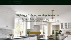 What Homesteadkitchens.net website looked like in 2020 (6 years ago)