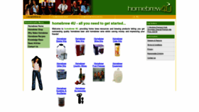 What Homebrew4u.co.uk website looked like in 2020 (4 years ago)