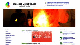 What Healingcreative.com website looked like in 2020 (4 years ago)