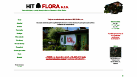 What Hitflora.cz website looked like in 2020 (4 years ago)