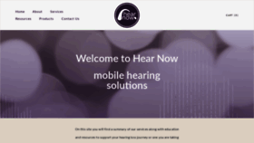What Hearnowsolutions.com website looked like in 2020 (4 years ago)