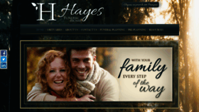 What Hayesfuneralhome.ca website looked like in 2020 (4 years ago)