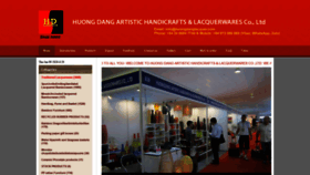 What Huongdanglacquer.com website looked like in 2020 (4 years ago)