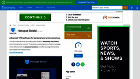 What Hotspot-shield-mac.en.softonic.com website looked like in 2020 (4 years ago)
