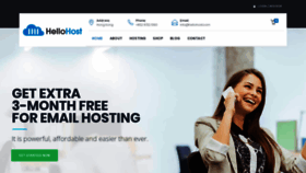 What Hellohost.com website looked like in 2020 (4 years ago)