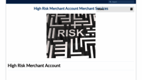 What Highriskmerchantaccount.ws website looked like in 2020 (4 years ago)