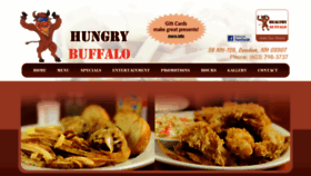 What Hungrybuffalotavern.com website looked like in 2020 (4 years ago)