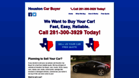 What Houstoncarbuyer.net website looked like in 2020 (4 years ago)