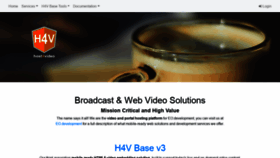 What Host4video.com website looked like in 2020 (4 years ago)