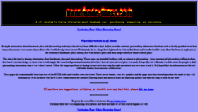 What Handmade-glass.com website looked like in 2020 (4 years ago)