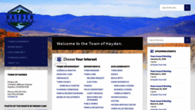 What Haydencolorado.org website looked like in 2020 (4 years ago)