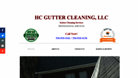 What Hcguttercleaning.com website looked like in 2020 (4 years ago)